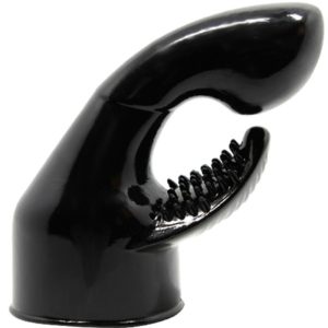 Baile Power Head vervangingskop voor massager met G-punt- en clitorisstimulatie, zwart Baile Power Head vervangingskop voor massager met G-punt- en clitorisstimulatie, zwart - Afbeelding 1
