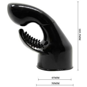Baile Power Head vervangingskop voor massager met G-punt- en clitorisstimulatie, zwart Baile Power Head vervangingskop voor massager met G-punt- en clitorisstimulatie, zwart - Afbeelding 4