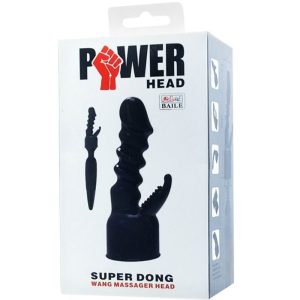 Baile Power Head verwisselbare vibratorkop voor inwendige en clitorale stimulatie zwart Baile Power Head verwisselbare vibratorkop voor inwendige en clitorale stimulatie zwart - Afbeelding 6