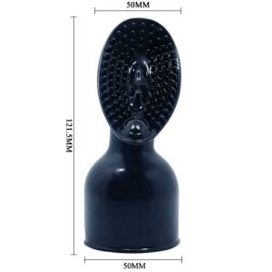 Baile Power Head Klitorisstimulatie-opzetstuk voor massager, zwart Baile Power Head Klitorisstimulatie-opzetstuk voor massager, zwart - Afbeelding 4