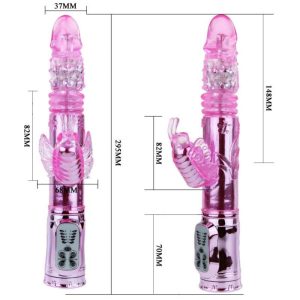 Baile Rotations Rabbit Vibrator met Vlinderstimulator Baile Rotations Rabbit Vibrator met Vlinderstimulator - Afbeelding 6