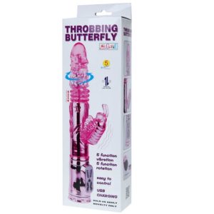 Baile Rotations Rabbit Vibrator met Vlinderstimulator Baile Rotations Rabbit Vibrator met Vlinderstimulator - Afbeelding 9