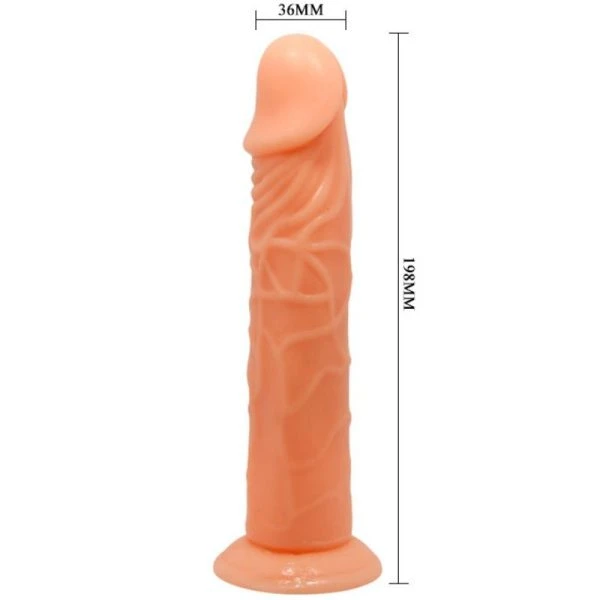 Baile Dildos realistische dildo met zuignap 19,8 cm naturel Baile Dildos realistische dildo met zuignap 19,8 cm naturel