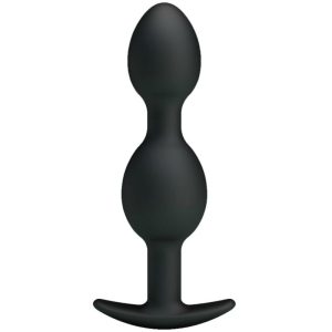 Anaal Speeltjes Pretty Love Siliconen Analkralen met Gewichtskralen 12,5 cm zwart Anaal Speeltjes Pretty Love Siliconen Analkralen met Gewichtskralen 12,5 cm zwart - Afbeelding 1