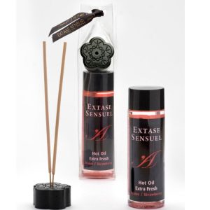 Extase Sensual Massageolie met Extra Fris Aardbeieffect Extase Sensual Massageolie met Extra Fris Aardbeieffect - Afbeelding 2