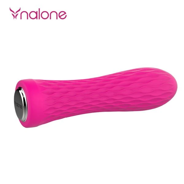 Nalone IAN Mini Vibrator van siliconen met 20 modi, roze