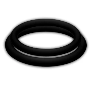 Joydivision Potenzduo Penisring-Set Silikon M schwarz