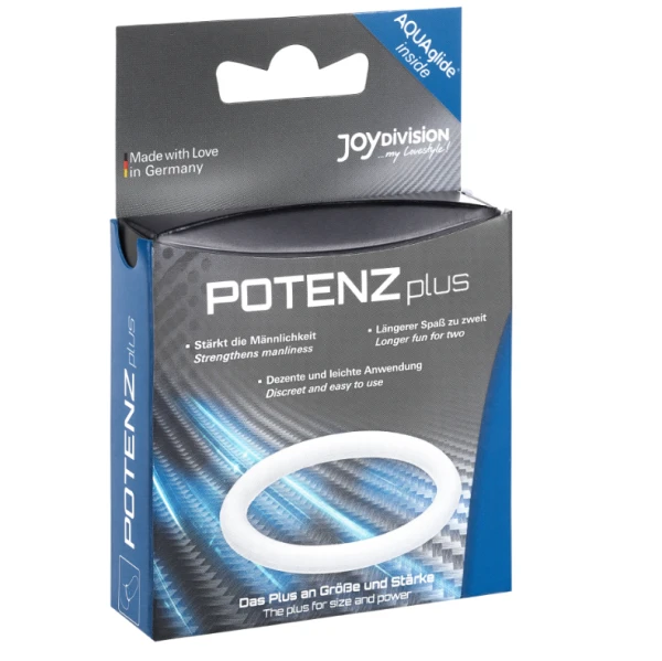 Joydivision Potenzduo Penisring-set van siliconen, maat M