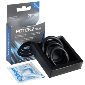 Joydivision Potenzduo Penisring-Set van siliconen S, M, L Joydivision Potenzduo Penisring-Set van siliconen S, M, L - Afbeelding 2