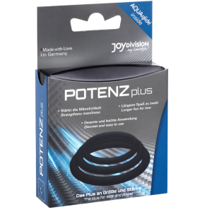 Joydivision Potenzduo Penisring-Set van siliconen S, M, L Joydivision Potenzduo Penisring-Set van siliconen S, M, L - Afbeelding 3