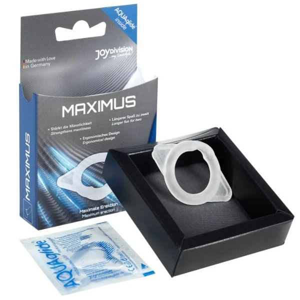 Joydivision Potenzduo Maximus Penisring van medisch TPE, klein (XS) Joydivision Potenzduo Maximus Penisring van medisch TPE, klein (XS)