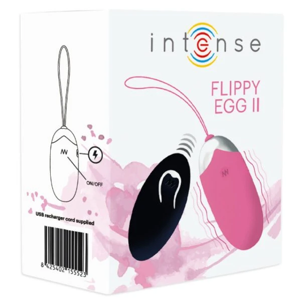 Intense Remote Control Flippy II Vibrations-Ei mit Fernbedienung