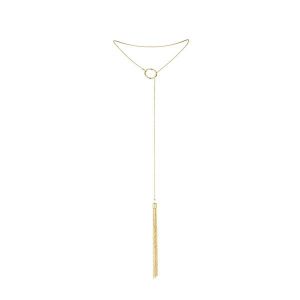Bijoux Magnifique Halskette met gouden franjes en mini-afwerking Bijoux Magnifique Halskette met gouden franjes en mini-afwerking - Afbeelding 2