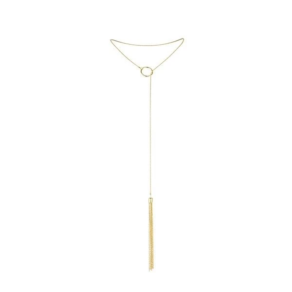 Bijoux Magnifique Halskette met gouden franjes en mini-afwerking