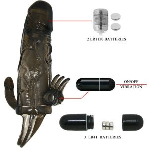 Baile FOR HIM Penishuls Brave MAN met clitoris- en anale stimulatie Zwart Baile FOR HIM Penishuls Brave MAN met clitoris- en anale stimulatie Zwart - Afbeelding 8