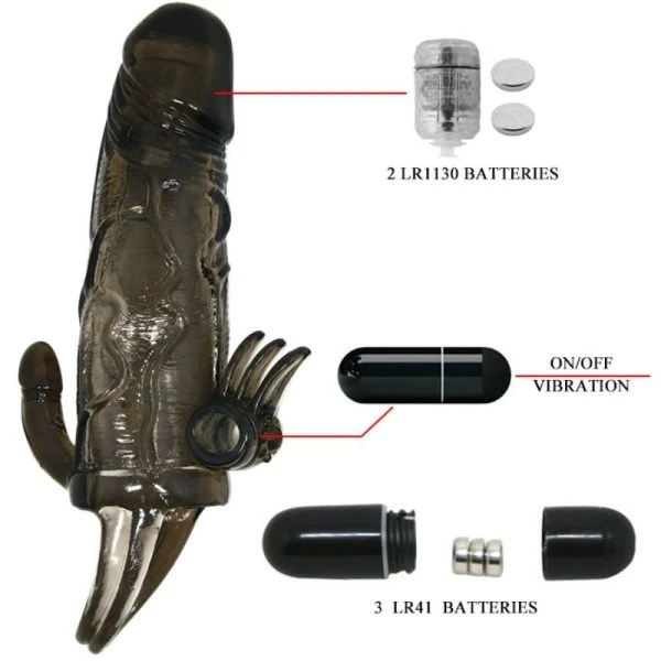 Baile FOR HIM Penishuls Brave MAN met clitoris- en anale stimulatie Zwart Baile FOR HIM Penishuls Brave MAN met clitoris- en anale stimulatie Zwart