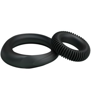 Baile FOR HIM siliconen penisringset Manhood met twee ringen Baile FOR HIM siliconen penisringset Manhood met twee ringen - Afbeelding 4