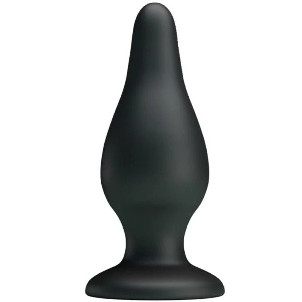 Pretty Love Ergonomischer Silikon-Analplug 15,4 cm schwarz