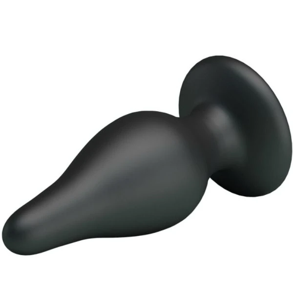 Pretty Love Ergonomischer Silikon-Analplug 15,4 cm schwarz