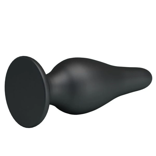 Pretty Love Ergonomischer Silikon-Analplug 15,4 cm schwarz