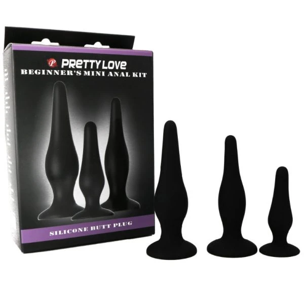 Anal Toys Pretty Love Analplugs Silikon Initiations KIT