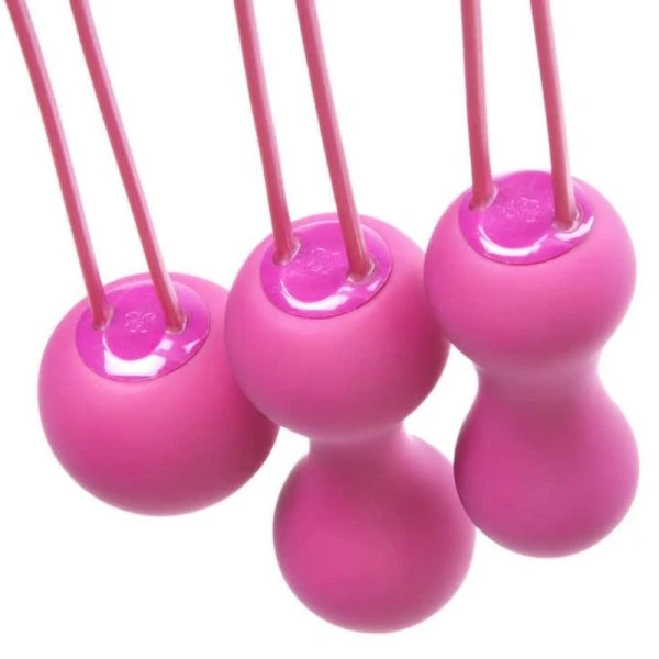 JE Joue Ami Kegelbälle Set met 3 gewichten Fuchsia JE Joue Ami Kegelbälle Set met 3 gewichten Fuchsia