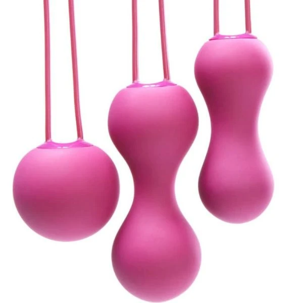 JE Joue Ami Kegelbälle Set met 3 gewichten Fuchsia JE Joue Ami Kegelbälle Set met 3 gewichten Fuchsia
