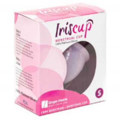 Iriscup Menstruatiecup klein roze met sterilisatietasje