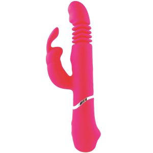 Dreamlove Outlet Schatz Missouri Silicone Pink Vibrator with Clitoral Stimulator Dreamlove Outlet Schatz Missouri Silicone Pink Vibrator with Clitoral Stimulator - Image 2