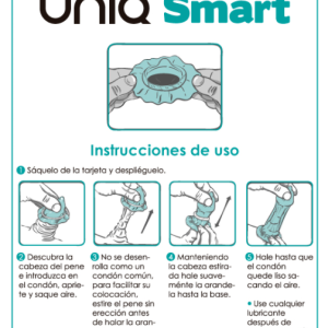 Uniq Smart Latex Free Pre-erection Condooms 3 Stuks Uniq Smart Latex Free Pre-erection Condooms 3 Stuks - Afbeelding 2