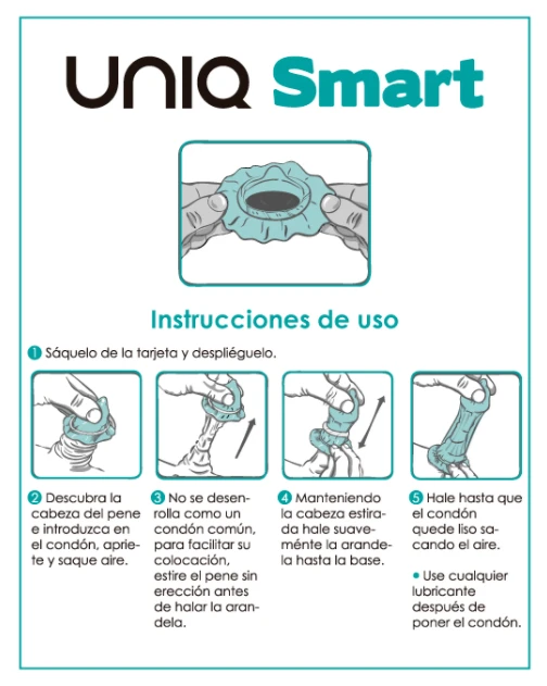 Uniq Smart Latex Free Pre-erection Condooms 3 Stuks Uniq Smart Latex Free Pre-erection Condooms 3 Stuks