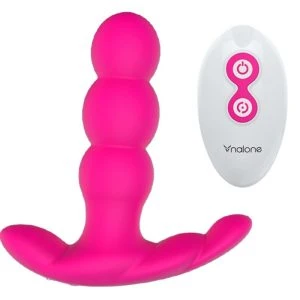 Nalone Pearl Analvibrator mit Fernbedienung, schwarz
