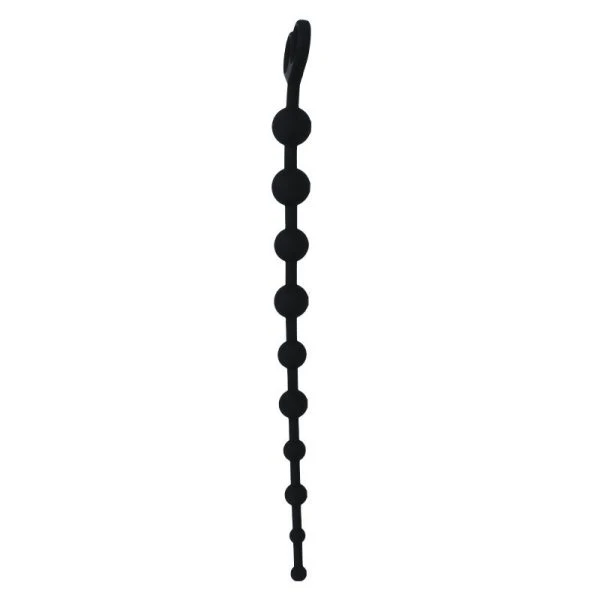 Intense Anal Toys Jaiden Analkralen van siliconen, zwart Intense Anal Toys Jaiden Analkralen van siliconen, zwart