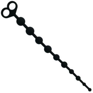 Intense Anal Toys Jaiden Analkralen van siliconen, zwart Intense Anal Toys Jaiden Analkralen van siliconen, zwart - Afbeelding 2