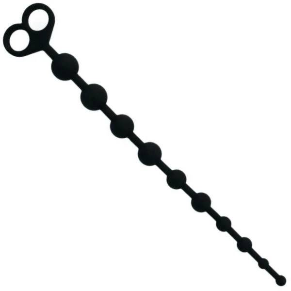 Intense Anal Toys Jaiden Analkralen van siliconen, zwart Intense Anal Toys Jaiden Analkralen van siliconen, zwart