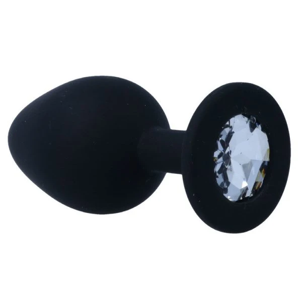 Intense Anal Toys Analplug Shelki M van siliconen zwart