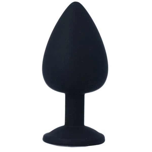 Intense Anal Toys Silicone Analplug Shelki L zwart