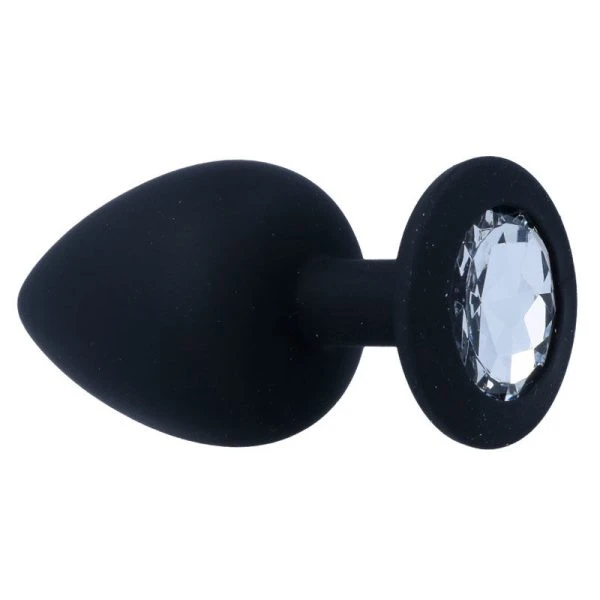 Intense Anal Toys Silicone Analplug Shelki L zwart