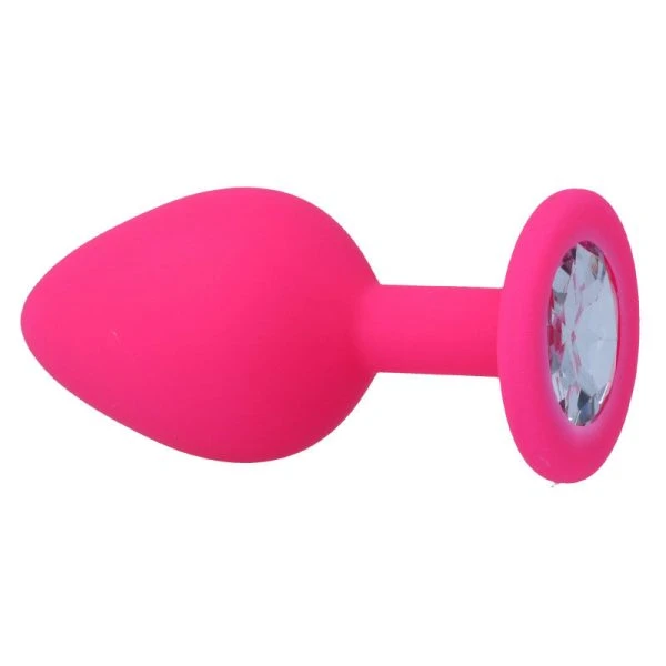 Intense Shelki M Anal Plug Fuchsia aus Silikon
