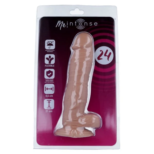 MR. Intense Dildos Realistische Dildo 24 Realistische Penis met Zuignap 21 x 4,6 cm