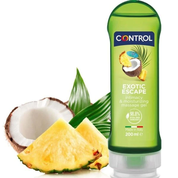 Control Lubes 2-in-1 Massage- en Glijmiddel Exotisch 200 ml