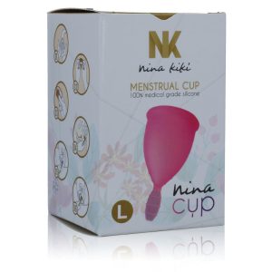 Nina Kikí Menstrual Cup Pink Size L Nina Kikí Menstrual Cup Pink Size L - Image 1