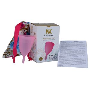 Nina Kikí Menstrual Cup Pink Size L Nina Kikí Menstrual Cup Pink Size L - Image 2