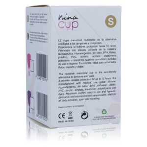 Nina Kikí Menstruatiecup Roze Maat S Nina Kikí Menstruatiecup Roze Maat S - Afbeelding 3