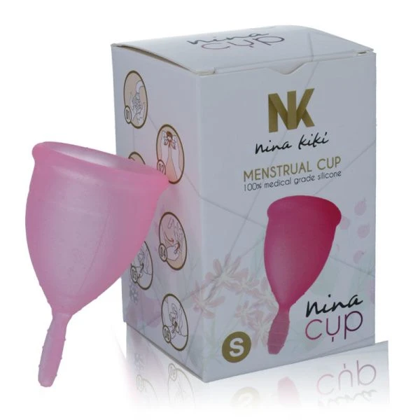 Nina Kikí Menstruatiecup Roze Maat S