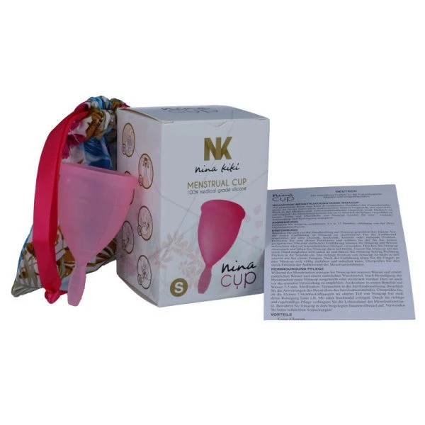 Nina Kikí Menstruatiecup Roze Maat S