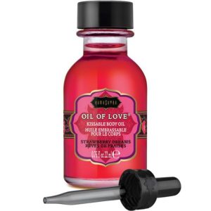 Kamasutra Cosmetics Kusolie Aardbei 22 ml Kamasutra Cosmetics Kusolie Aardbei 22 ml - Afbeelding 1