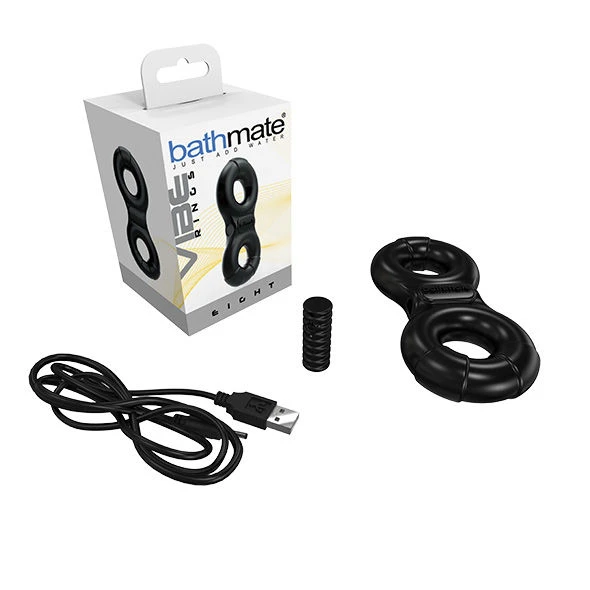 Bathmate Vibe Ring Acht Penisring met vibratiebal