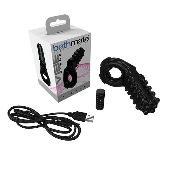 Bathmate Vibe Ring Tickle Penisring met vibratie, oplaadbaar
