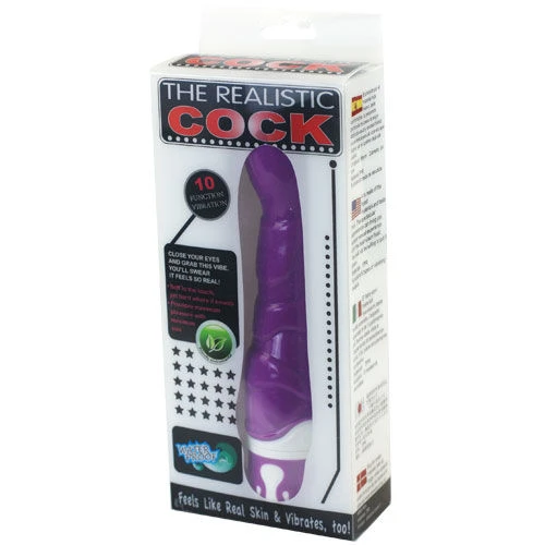Baile Vibrators Realistische siliconen vibrator Hahn 10 ritmes Lila
